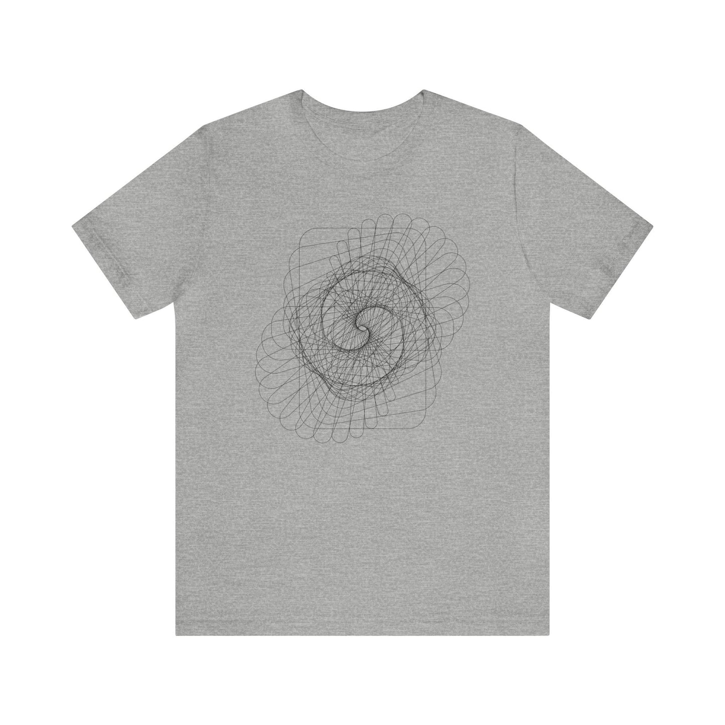 Comfy Parametric T-Shirt - Spiral Pattern A