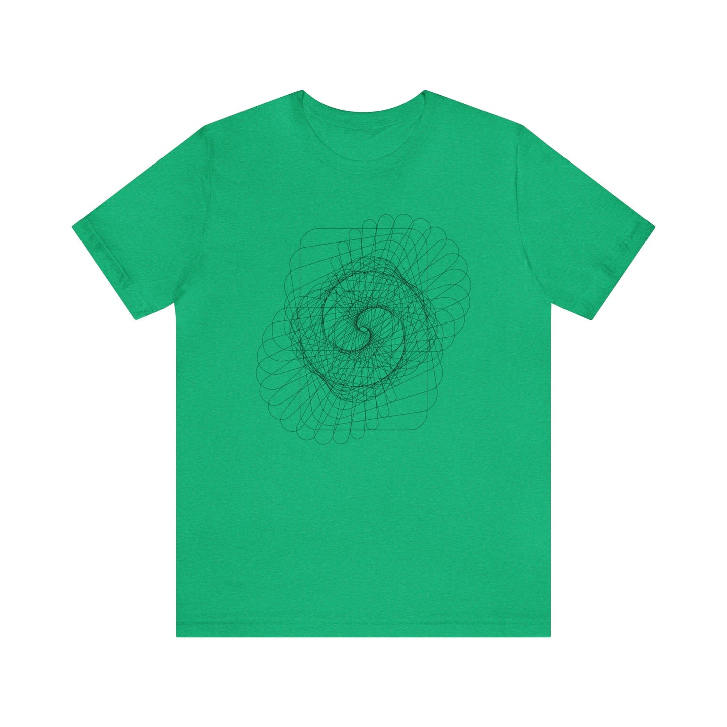 Comfy Parametric T-Shirt - Spiral Pattern A