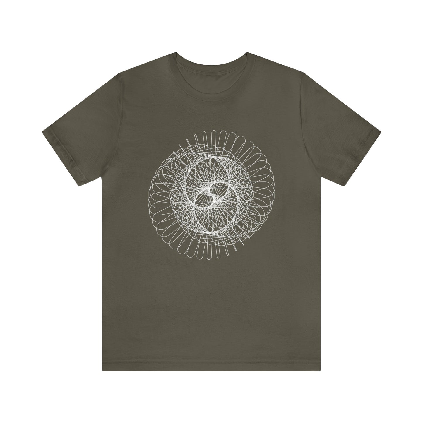 Comfy Parametric T-Shirt - Spiral Pattern B