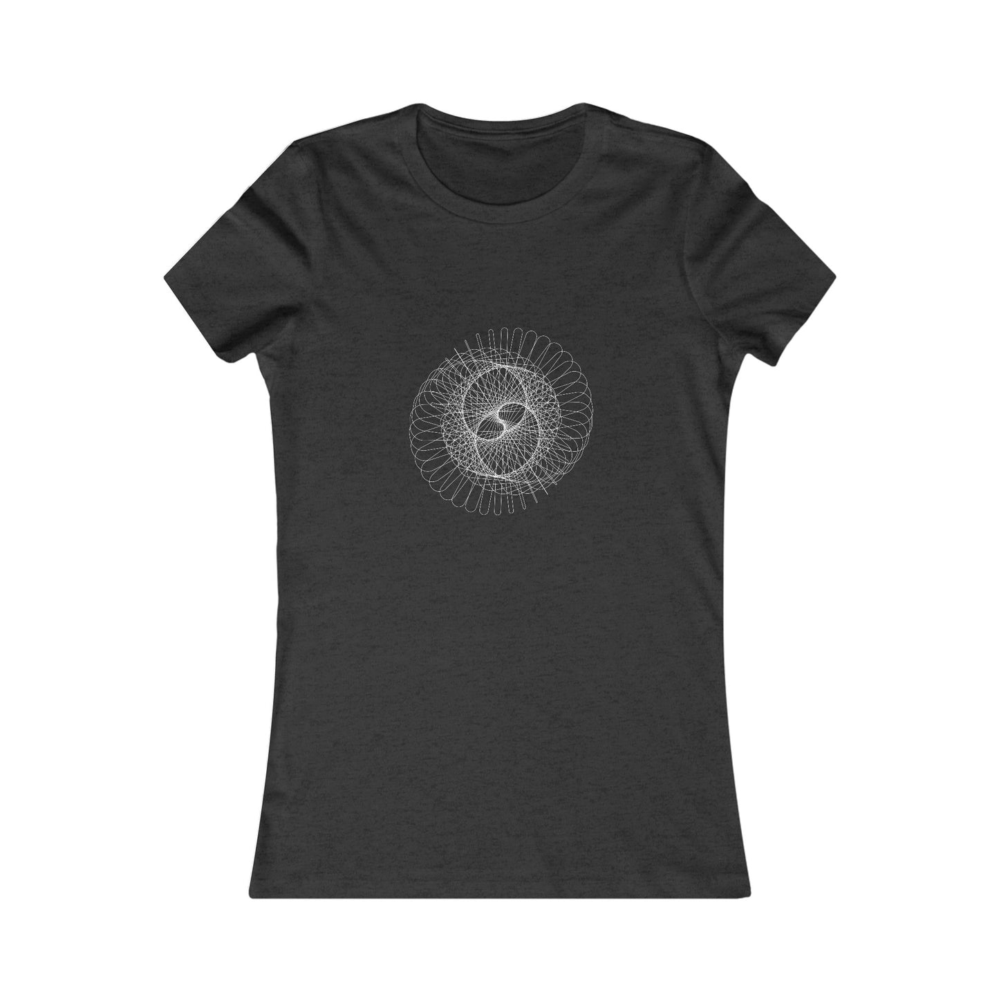 Comfy Parametric Women's T-shirt - Spiral Pattern B