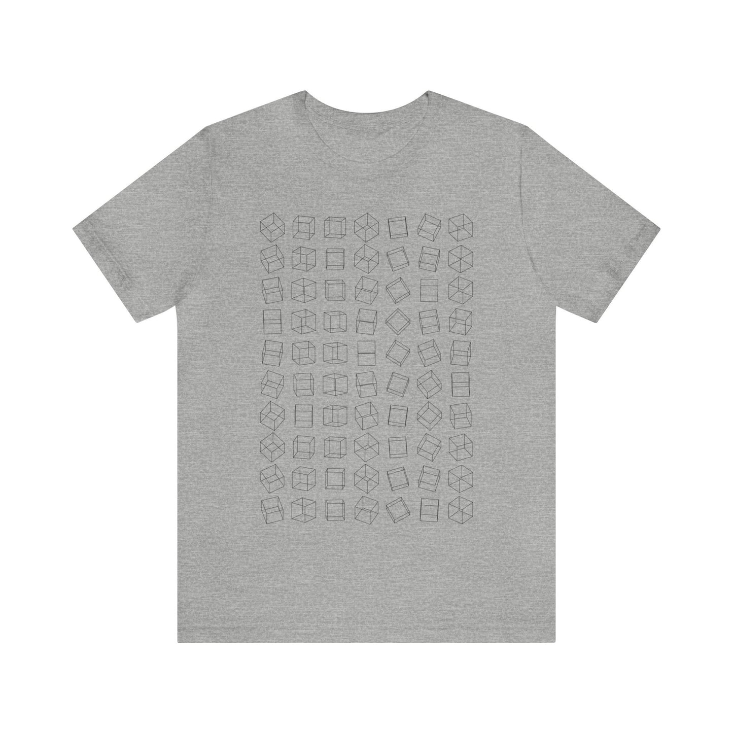 Comfy Parametric T-Shirt - Cube Pattern