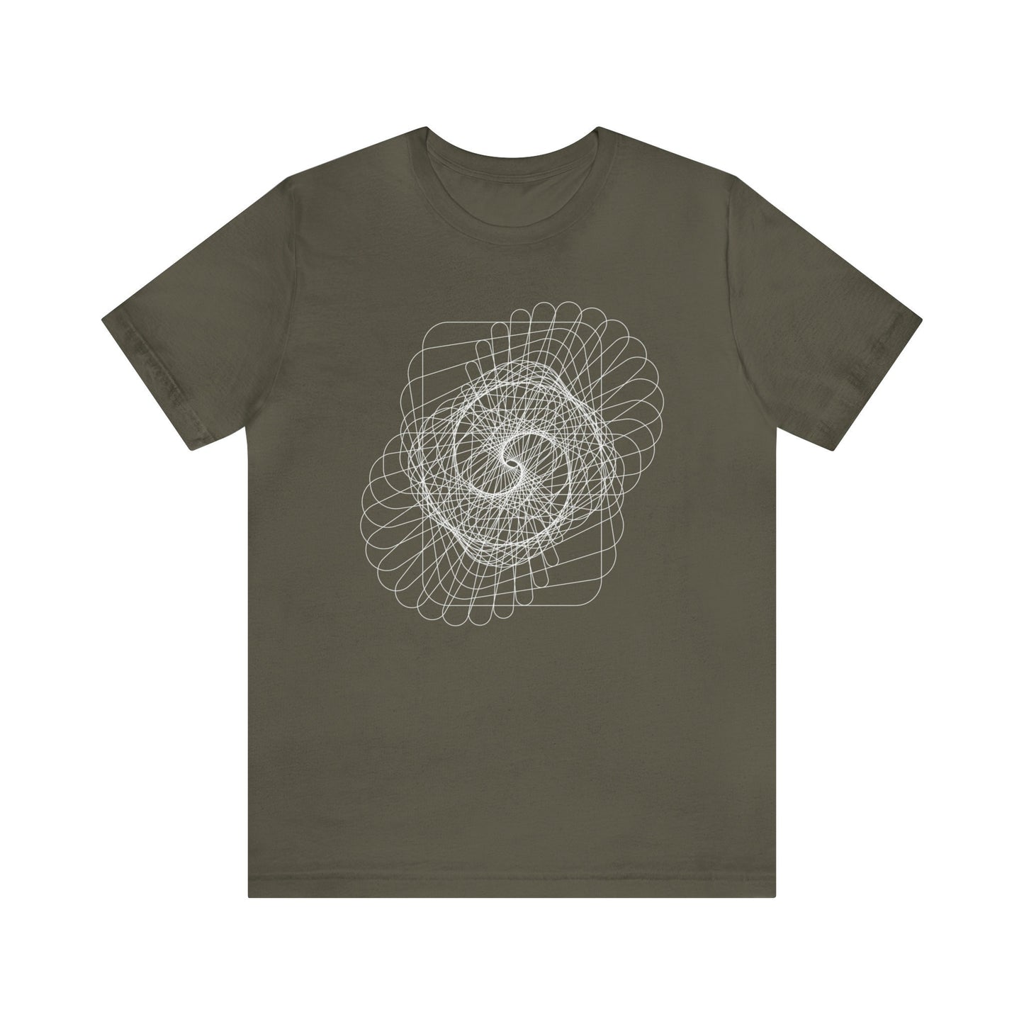 Comfy Parametric T-Shirt - Spiral Pattern A