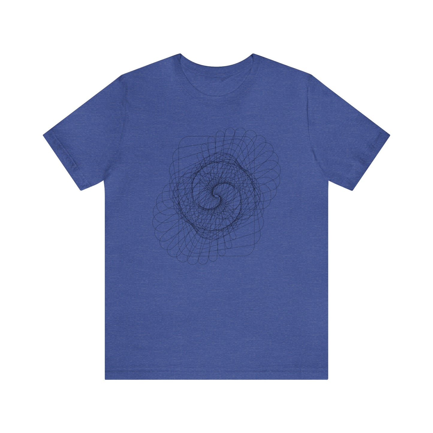 Comfy Parametric T-Shirt - Spiral Pattern A